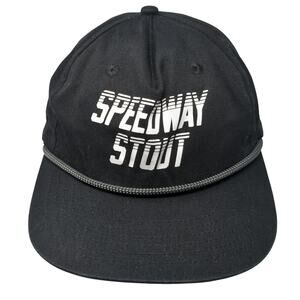 Speedway Stout Snapback 5 Panel Cap Black One Size Rope Fox Brewery Dre Branding